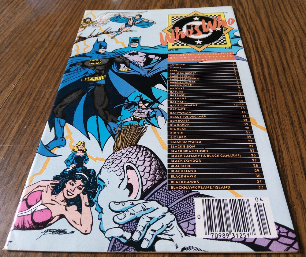 Who's Who: The Definitive Directory Of The DC Universe April 1985 DC Comics